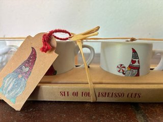 Set 4 tazzine espresso