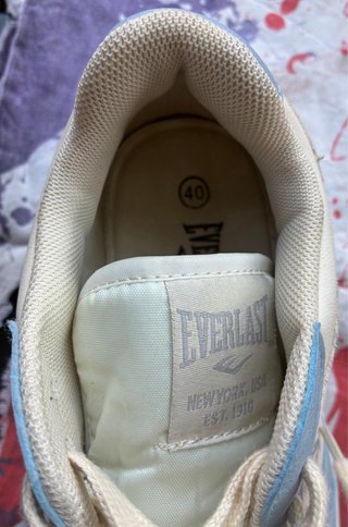 Sneakers Everlast Panna Azzurro Tg 40