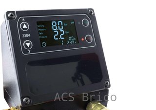 Compresor de Aire Silencioso con LCD 100L - 6 Hp - 09389 - Mader