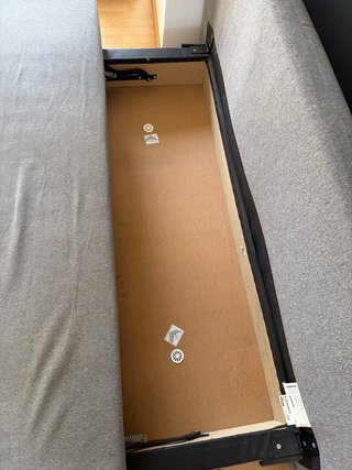 Sofá Cama Gris Tela