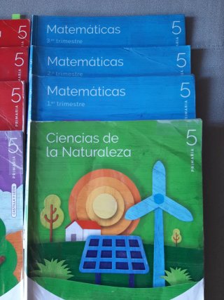 Libros 5° primaria, Ed. Santillana. CyL