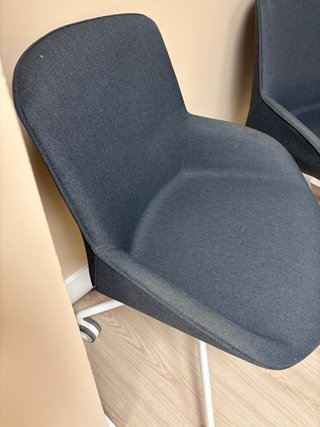 Sillas diferentes de oficina con ruedas