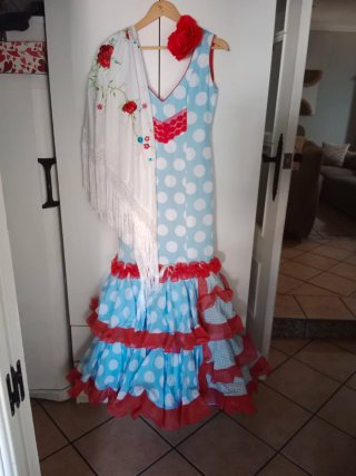 Vestido de flamenca con Lunares