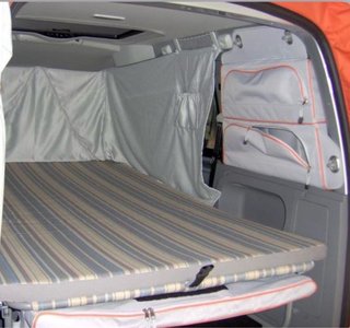 Bolsillos y cama Caddy Tramper VW