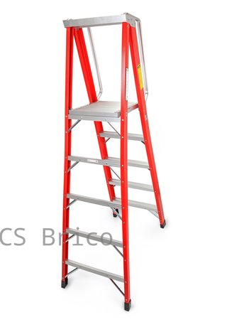 Escalera Fibra Tijera 2x5 - 1,42 Metros - 10401 - Mader