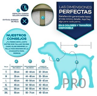 Chaqueta de invierno para perros talla L - Tresko