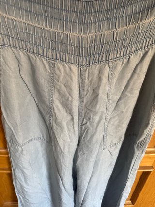 Pantalón ancho azul