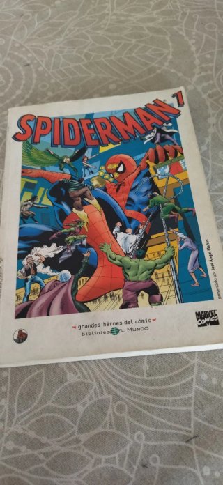 Comics Marvel Spiderman y Hulk