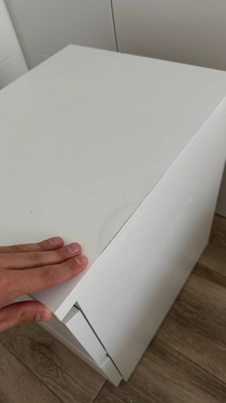 Cómoda IKEA MALM blanca 2 cajones