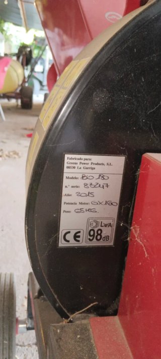 Biotrituradora Honda Bio180