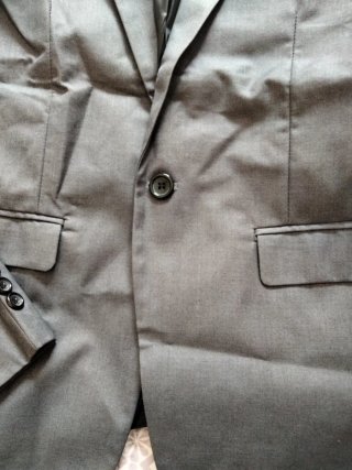Chaqueta de vestir gris caballero