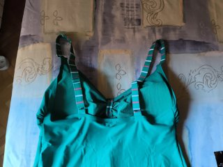 Tankini Talla 52 Verde Rayas