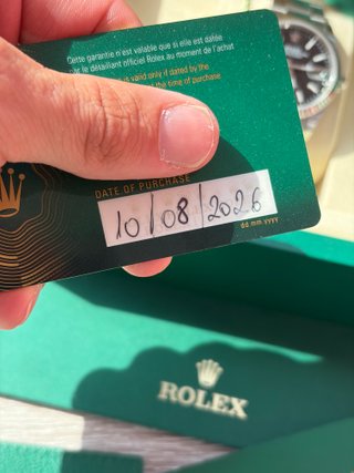 ROLEX DATEJUST 36 · del 2026 · 126234 · ORO BLANCO
