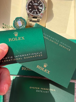 ROLEX DATEJUST 36 · del 2026 · 126234 · ORO BLANCO
