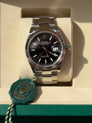 ROLEX DATEJUST 36 · del 2026 · 126234 · ORO BLANCO