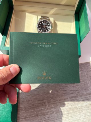 ROLEX DATEJUST 36 · del 2026 · 126234 · ORO BLANCO