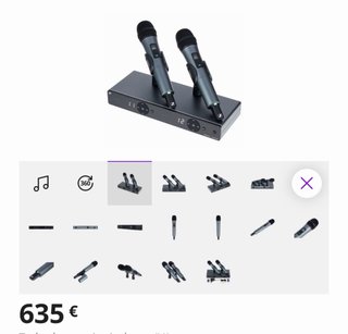 Micrófonos profesionales inalámbricos sennheiser
