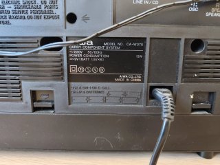 Radiocasete Aiwa CA-W37 Doble Cassette
