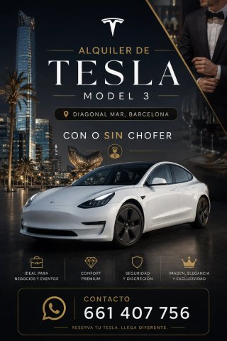 Tesla blanco