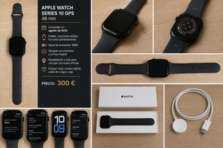 Apple Watch Series 10 GPS 46mm Negro