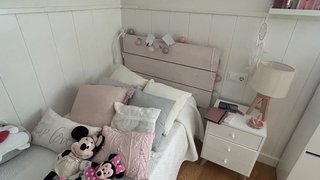 DOS cabeceros de cama de madera blanco