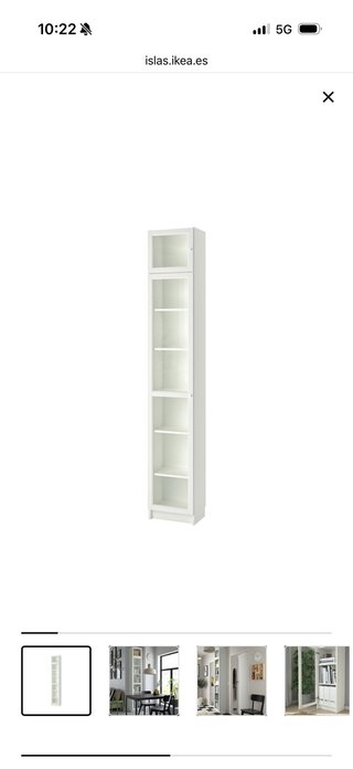 Estantería Billy Ikea con puerta cristal