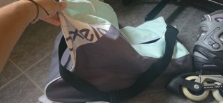 Patines Oxelo 39 + Protecciones Powerslide + Bolsa