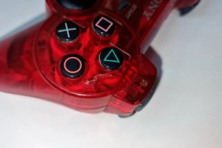 Mando PS3 Rojo Translucido Sony