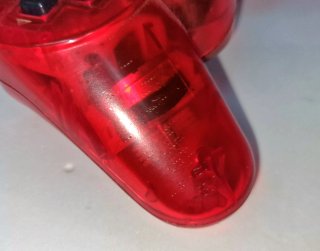 Mando PS3 Rojo Translucido Sony