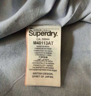 Camisa manga corta de hombre de Superdry (S)
