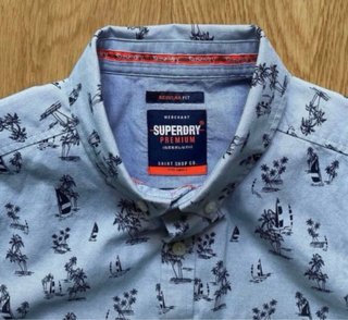 Camisa manga corta de hombre de Superdry (S)