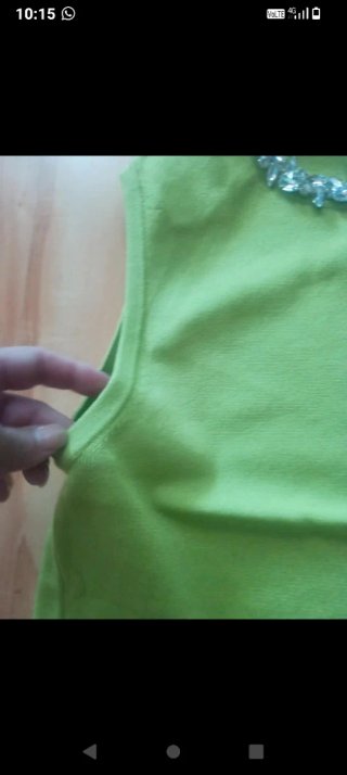 Top joya tipo Swarovski Zara