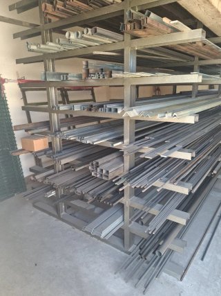 Barras de hierro para construcción