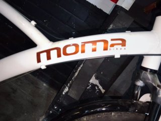 Bicicleta Moma Hybrid Blanca