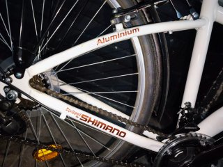 Bicicleta Moma Hybrid Blanca