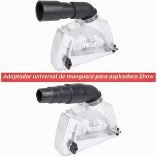 Guía de corte con racor aspiración para 115-125 mm