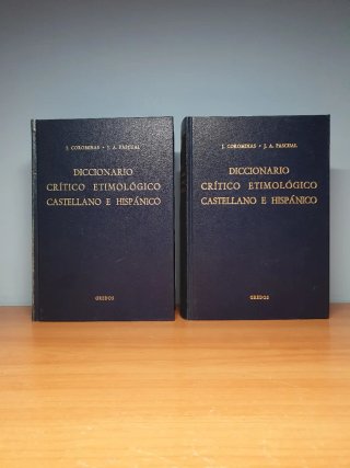Diccionario Crítico Etimológico Corominas Pascual