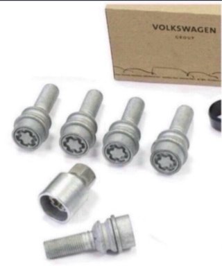 TORNILLOS ANTIRROBO VW GOLF 7 CADDY AUDI SEAT