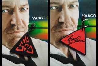 Portachiavi logo Vasco Rossi firma