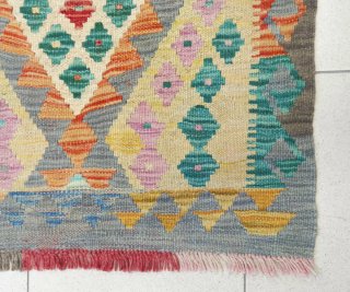 Tappeto Kilim afgano 150x64 cm lana Nuovo