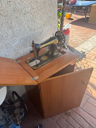 Máquina de coser Singer restaurada