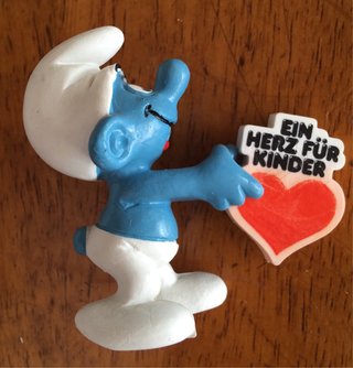 Pitufo Schleich Ein Herz für Kinder