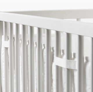 Protector cuna IKEA Len blanco