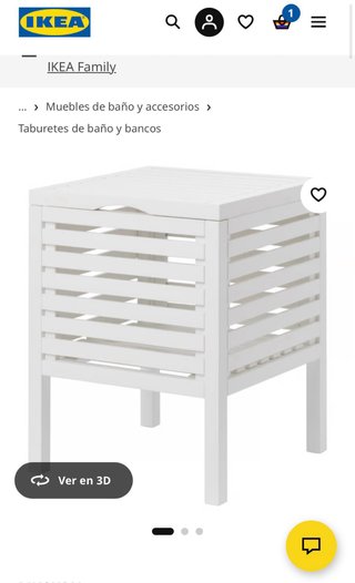 Estantería auxiliar y banquito almacenaje madera