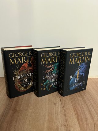Pack de libros juego de tronos 1, 2, 3