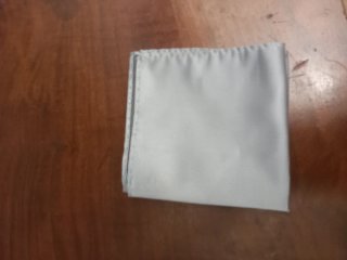 Fazzoletto da taschino grigio