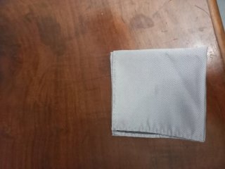 Fazzoletto da taschino grigio