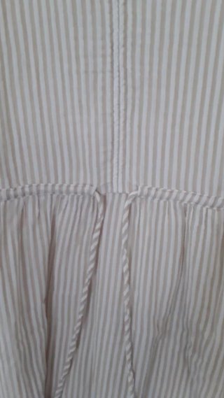 Vestido H&M Rayas Beige