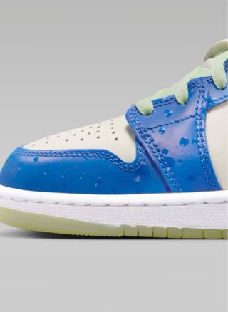 Nike Air Jordan 1 Mid SE Azul Blanco