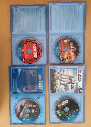 PS4 (PlayStation 4) + 2 Mandos + 7 Juegos